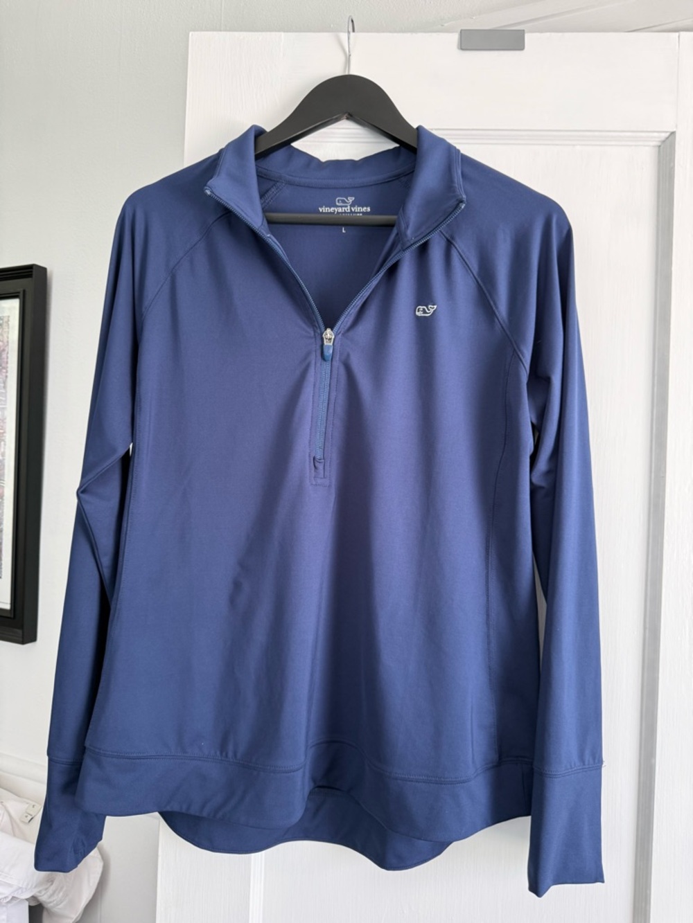 Vineyard Vines Performance Navy Pullover Top